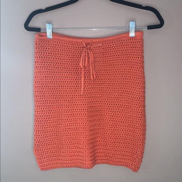 salty Dresses & Skirts - 🆕Salty orange crocheted skirt